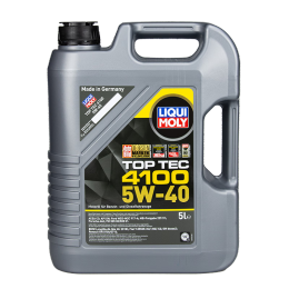 力魔（LIQUI MOLY） 适配大众保时捷进口发动机润滑油顶技4100 合成机油5W-40  21104 5W-40  5L