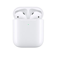 Apple苹果AirPods2美版半入耳式真无线蓝牙耳机无线充电盒白色