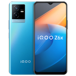 vivo iQOO Z6x 6GB+128GB 蓝冰 6000mAh巨量电池 44W闪充 6nm强劲芯 5G智能手机iqooz6x
