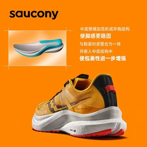 Saucony索康尼TEMPUS坦途2跑步鞋男支撑减震跑鞋透气运动鞋女男鞋