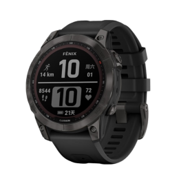 佳明（GARMIN）Fenix7 DLC碳黑旗舰版太阳能蓝宝石血氧心率监测脉搏呼吸睡眠跑步高尔夫户外运动智能健康手表